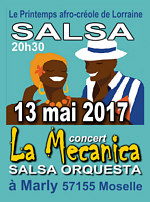 Concert salsa afro creole Marly Lorraine
